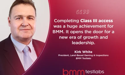 BMM testlabs secures full U.S. Class III access, driving land-based growth as company’s 2025-2026 world tour begins G2E October 6-9 in Las Vegas