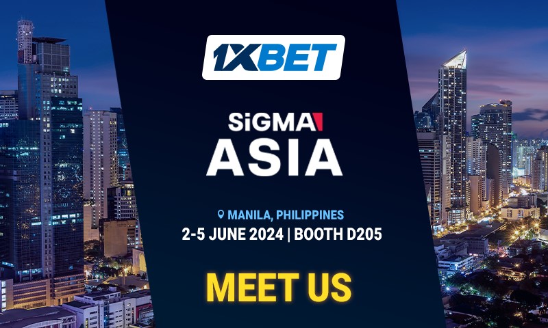 1xBet in contention at SiGMA Asia 2024