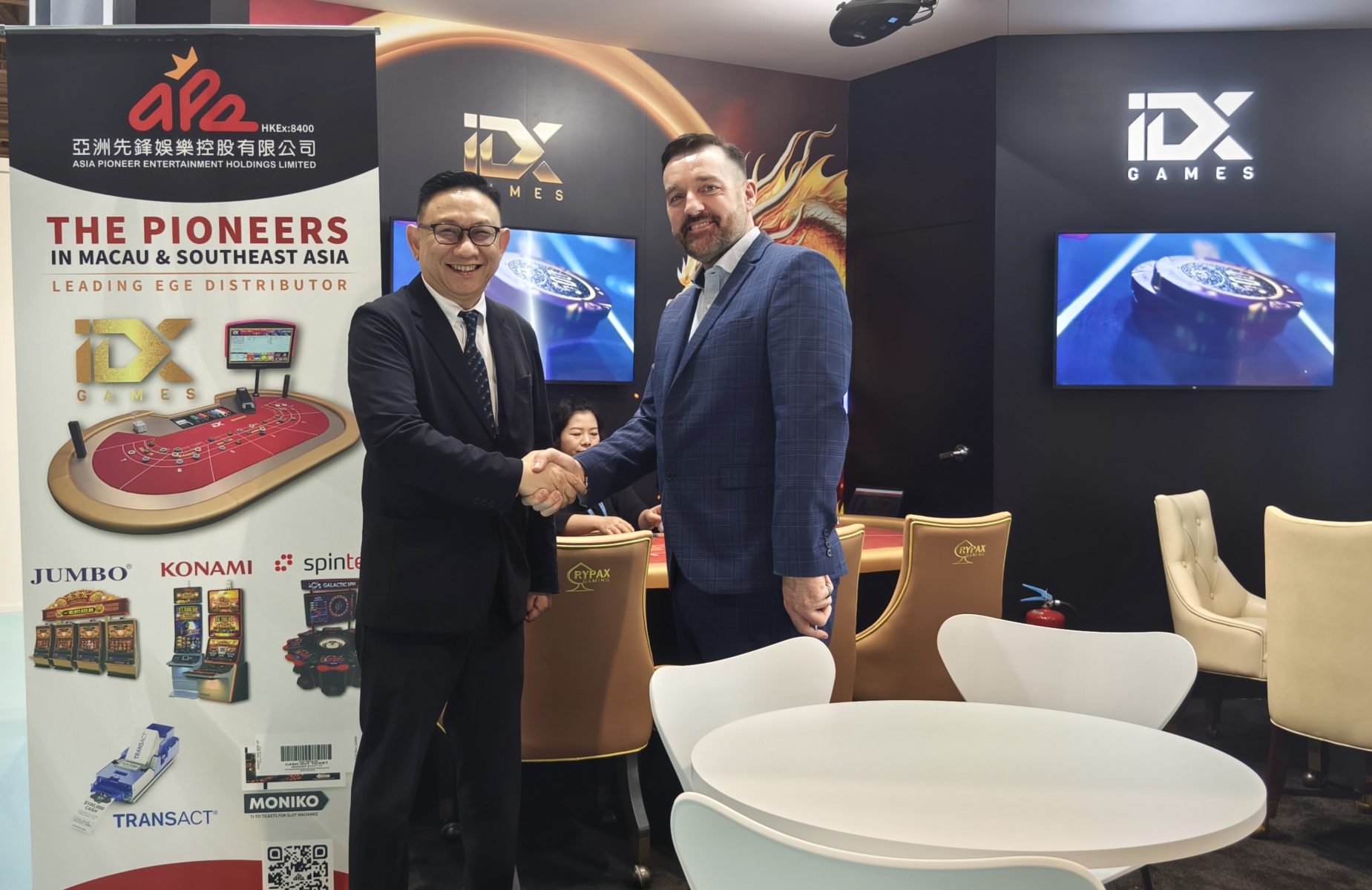 APE entered into a distribution agreement with IDX Games Ltd