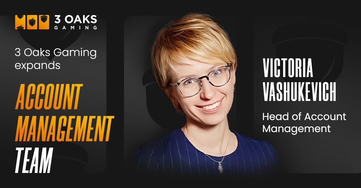 3 Oaks Gaming appoints new head of account management