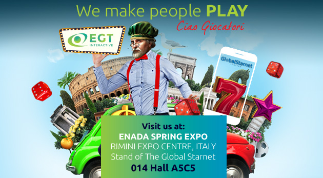 EGT Interactive at ENADA SPRING Exhibition in Italy