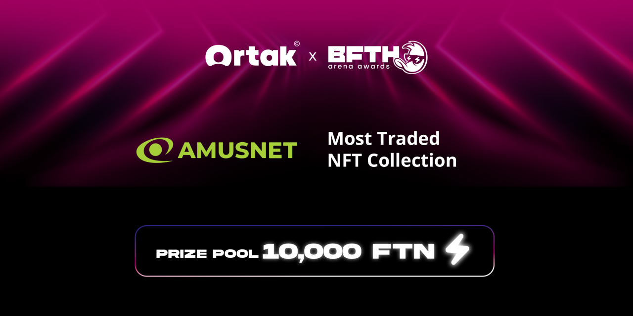 Amusnet Sponsors the Most Traded NFT Collection at the Ortak x B.F.T.H. Arena Awards 2025