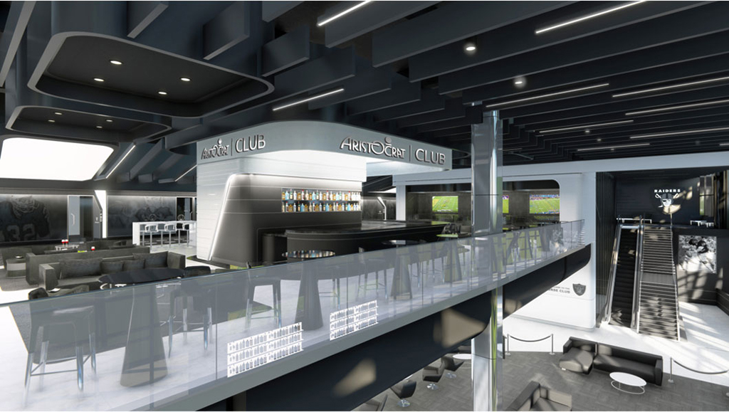 Aristocrat named an Official Partner of the Las Vegas Raiders and Allegiant Stadium