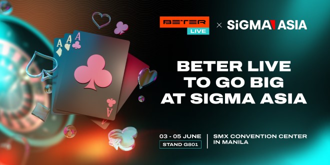 BETER Live to go big at SiGMA Asia 2024