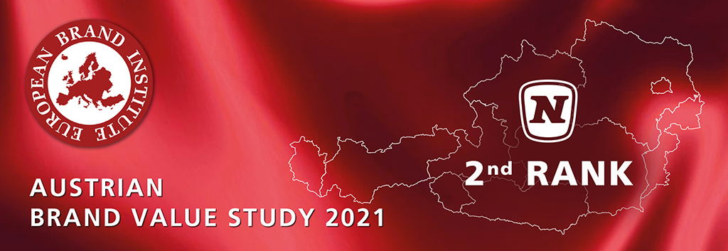 Banner BrandValueStudy 2021 smaller Novomatic takes second place among Austria's most valuable brands