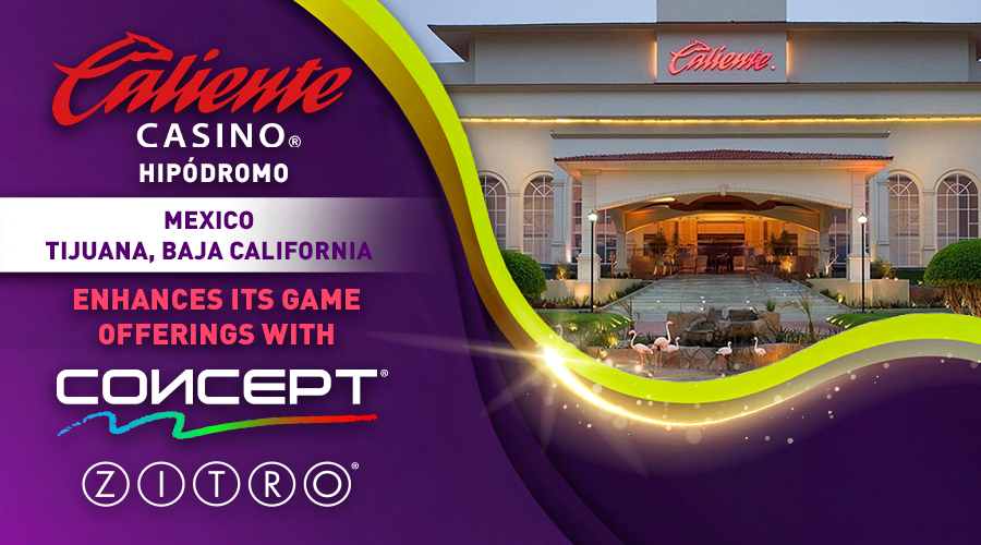Concept cabinets and Zitro’s new games dazzle at Caliente Casino Hipódromo