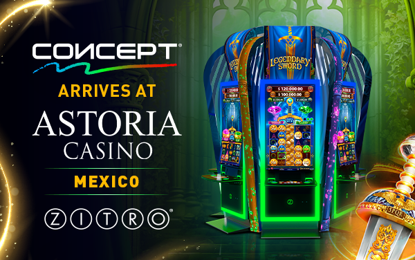 Zitro’s Concept cabinet line arrives at Casino Astoria in Mexico