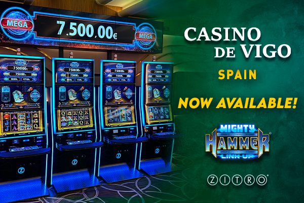 Zitro’s Mighty Hammer arrives at Luckia’s Casino Vigo