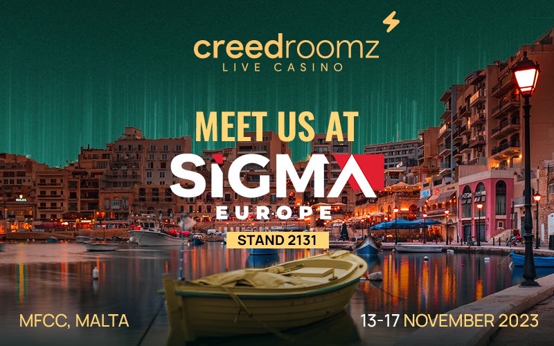 CreedRoomz to participate in SiGMA Europe