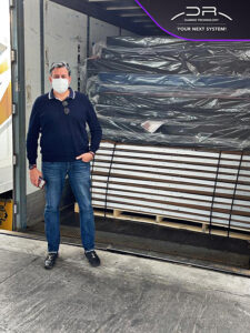 DRGT Mexico MD Alfredo Moreno Curando Mexico Medical Bed Delivery 3.2.2021 DRGT facilitates massive Mexico medical bed delivery