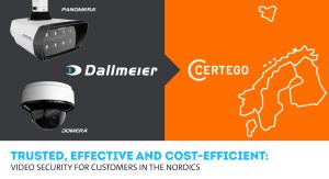 Dallmeier Certego RGB CERTEGO and Dallmeier in strategic partnership for the Nordics