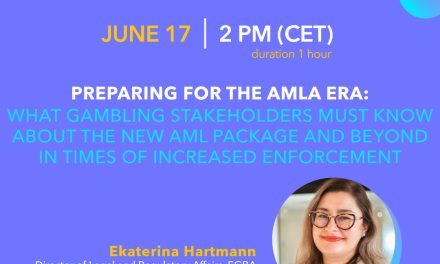 EEGS Announces Upcoming Webinar: “Preparing for the AMLA Era – What Gambling Stakeholders Must Know About The New AML Package and Beyond in Times Of Increased Enforcement”