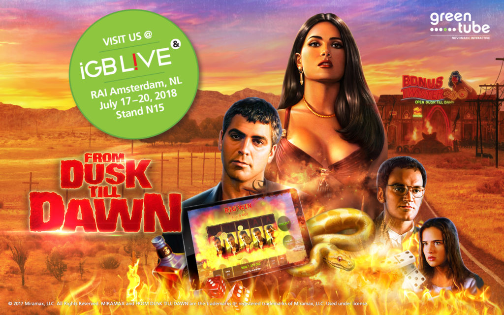 Greentube presents From Dusk Till Dawn at inaugural iGB Live!
