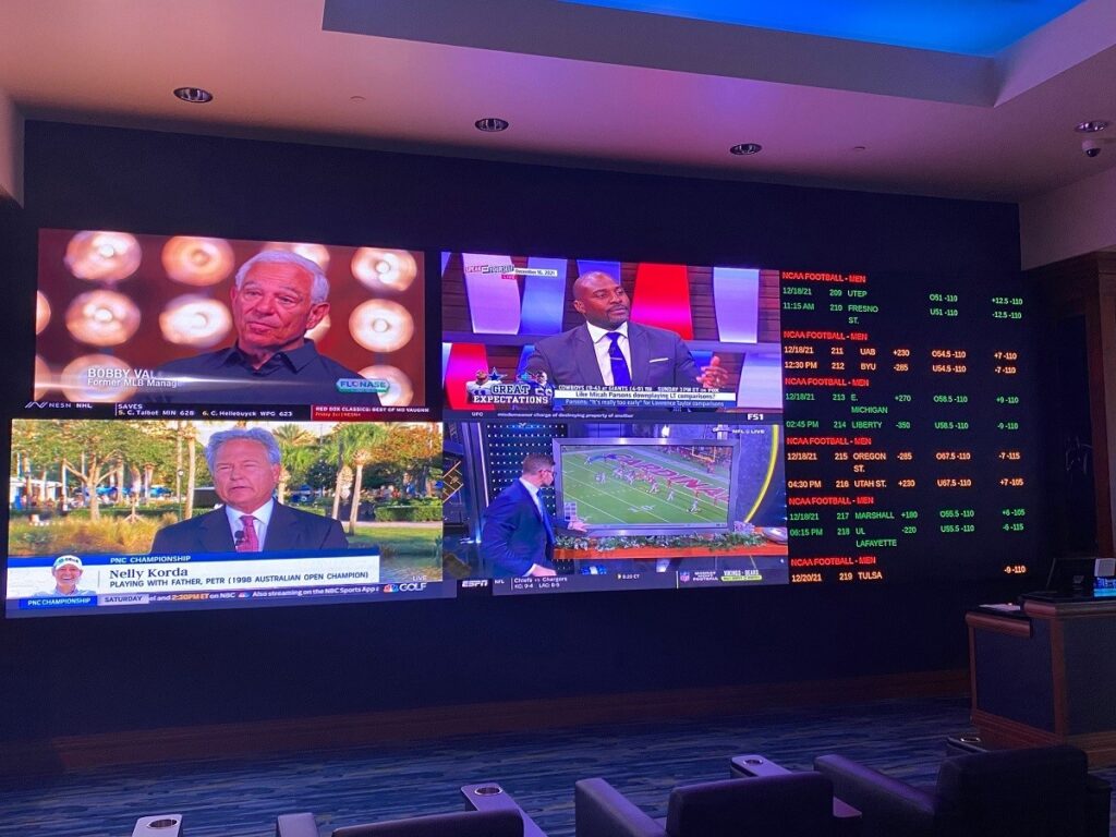 JCM installs Oregon’s largest sports betting screen