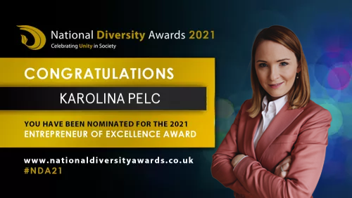 Pelc nominated for leading UK diversity award
