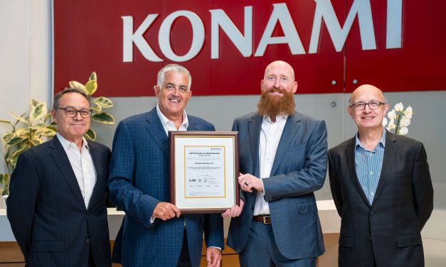 Konami Gaming, Inc. Earns ISO 27001 Certification, to include SYNKROS and Konami Online Interactive