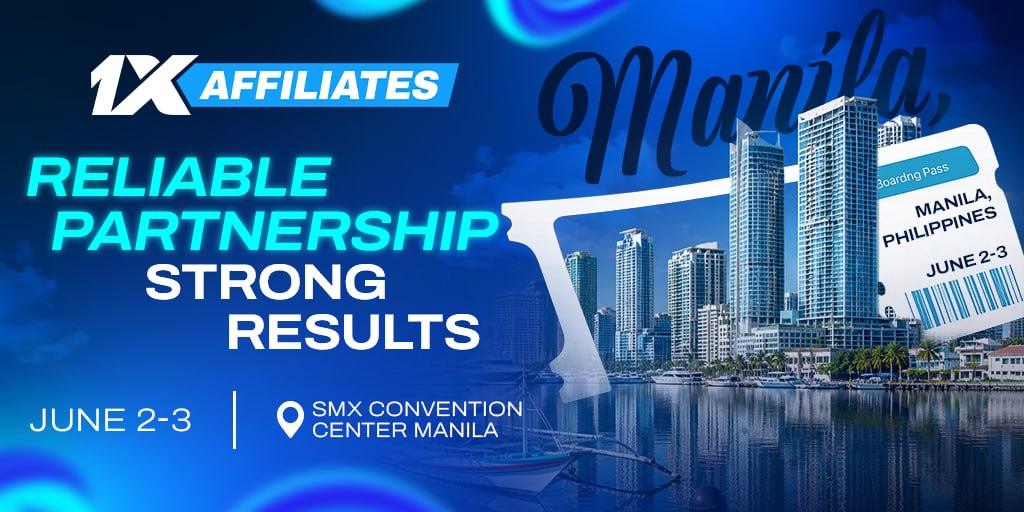 Meet the 1xAffiliates team at SiGMA Asia 2026 in Manila