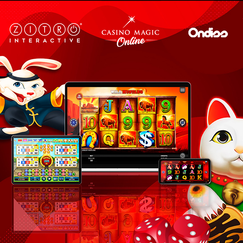 Zitro celebrates a strategic alliance between Zitro, Casino Magic Online and Ondiss