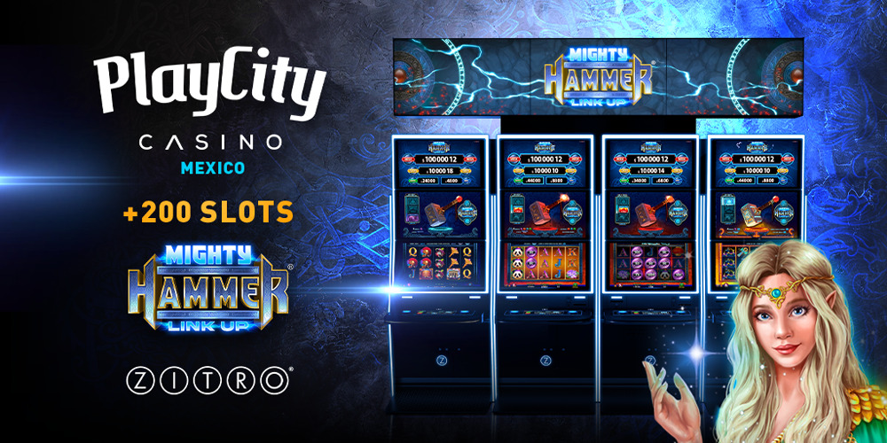 PlayCity Casino Adds 200 Mighty Hammer Machines
