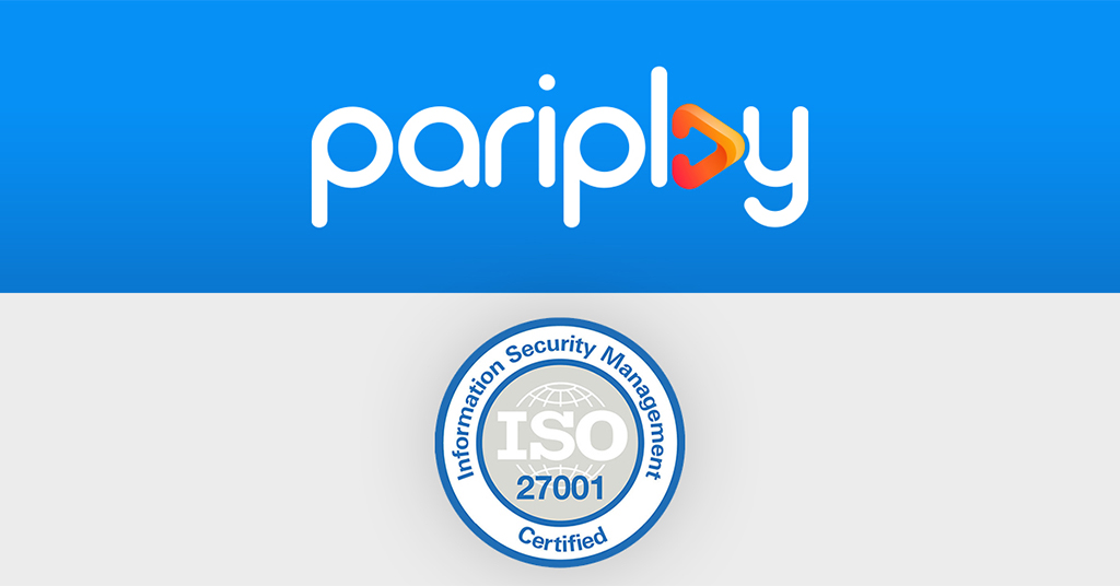 Pariplay achieves ISO/IEC 27001 accreditation for Information Security Management