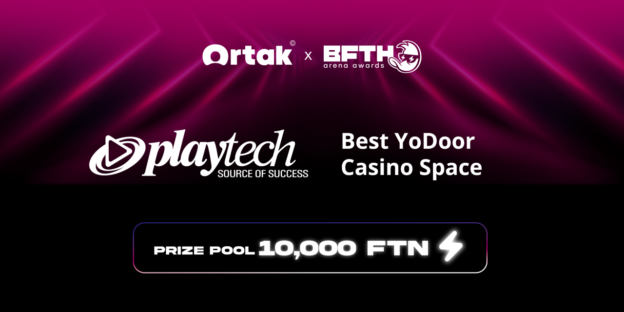 Playtech Sponsors the Best YoDoor Casino Space Category at the Ortak x B.F.T.H. Arena Awards 2025