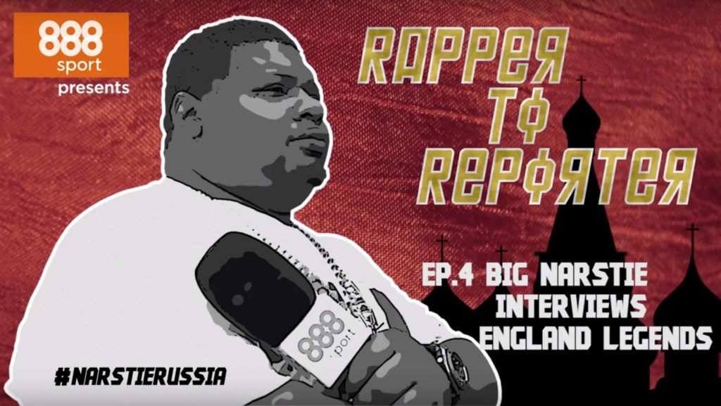 Big Narstie goes under the media spotlight with Lynsey Hipgrave and England Legends