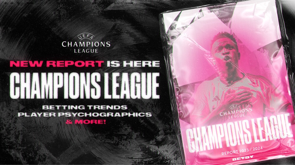 BETBY release reports on betting trends from this years’ Champions League