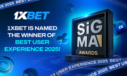 1xBet won the Best User Experience 2025 award