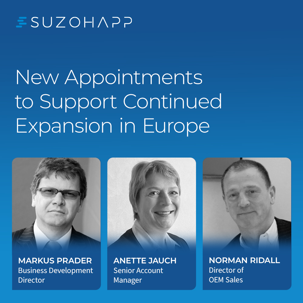 SUZOHAPP’s new appointments support European expansion plans