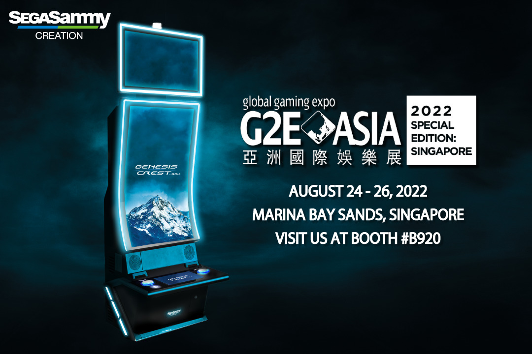 SEGA SAMMY CREATION to unveil innovation at G2E Asia