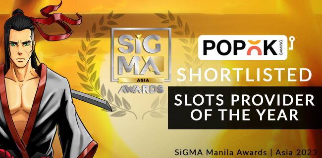 PopOK Gaming shortlisted for SiGMA Asia Awards 2023
