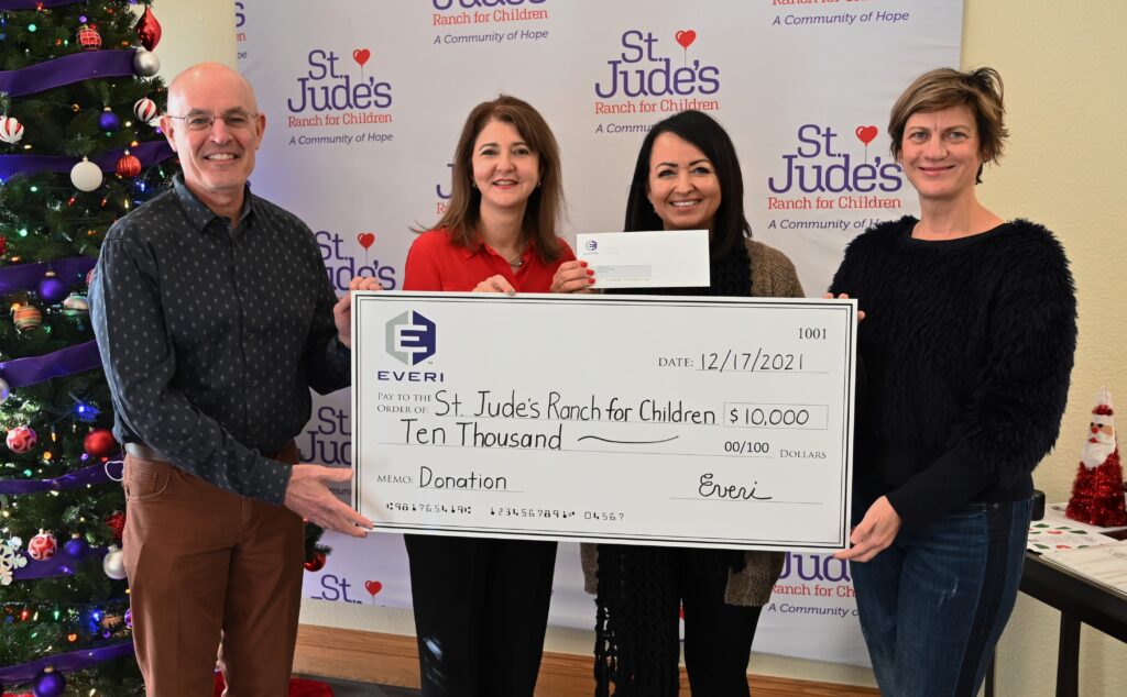 Everi donates $10,000 to St. Jude’s Ranch for Children