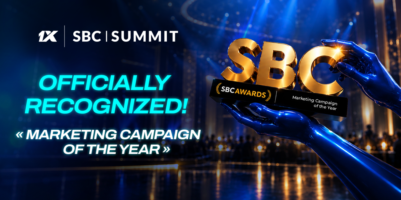 1xBet honored with an award at the SBC Awards in Lisbon!