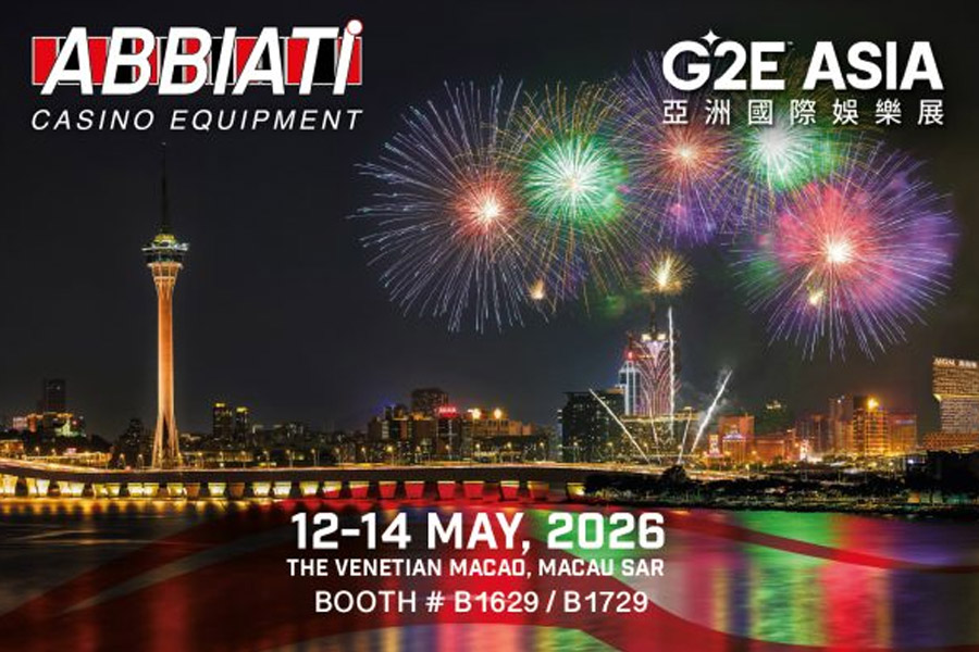 Abbiati Casino Equipment Announces Participation in G2E Asia 2026, Macau