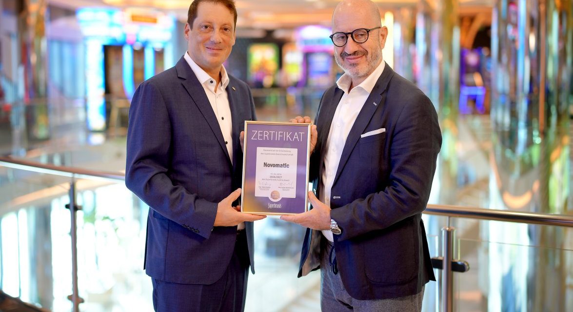 Strong brand, prestigious award: NOVOMATIC once again named ‘Superbrand Austria’