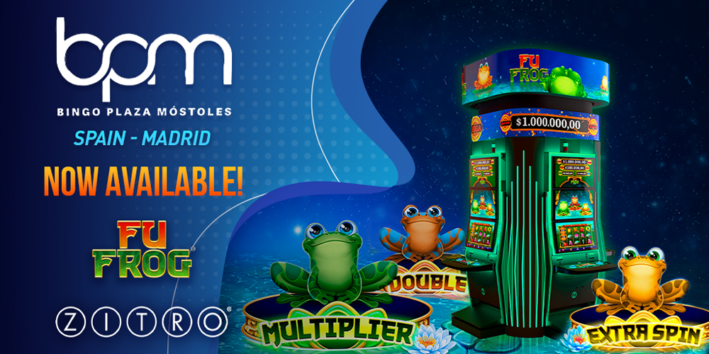 Zitros Fu Frog makes triumph at Bingo Plaza in Mostoles