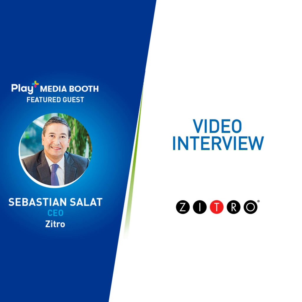 North American television interviews Sebastián Salat, CEO of Zitro