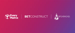 banner for press BetConstruct, EveryMatrix and Spearhead join forces to Play the Game