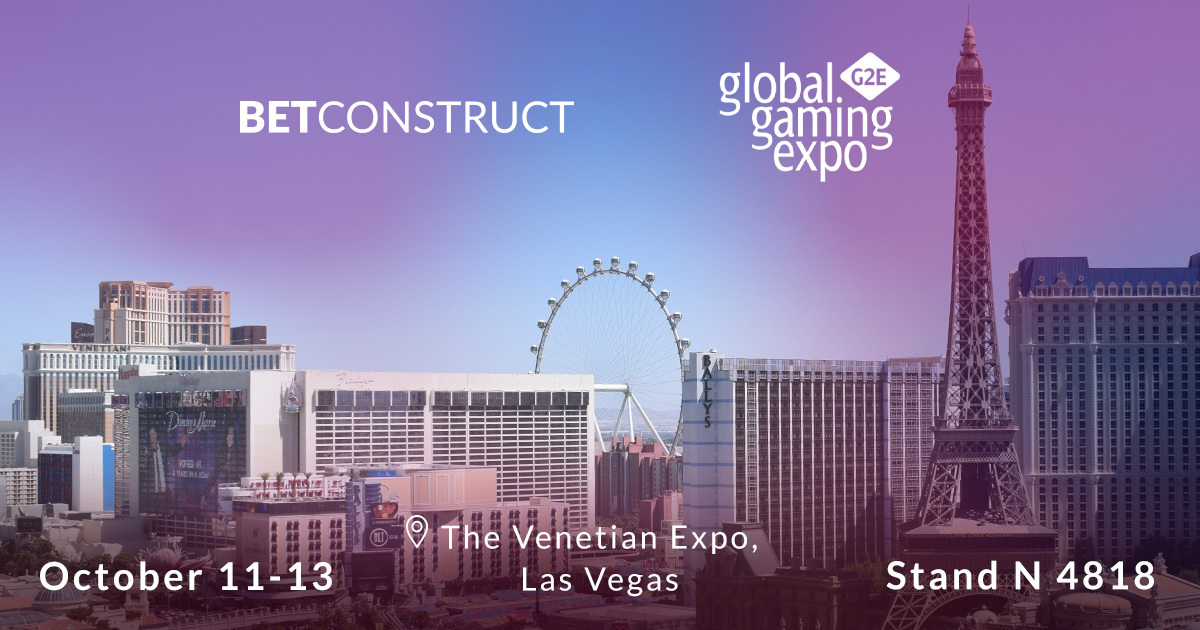 BetConstruct to participate in G2E Las Vegas