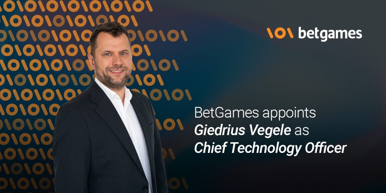 BetGames appoints Giedrius Vegele as new CTO