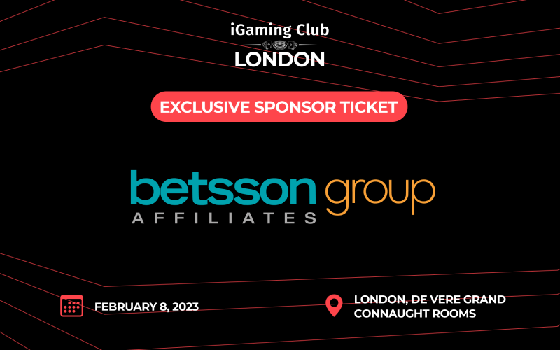 Betsson Group Affiliates sponsors iGaming Club London ’23