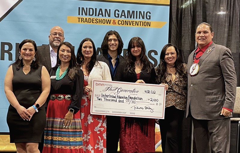 BMM Testlabs makes donation at Indian Gaming Tradeshow