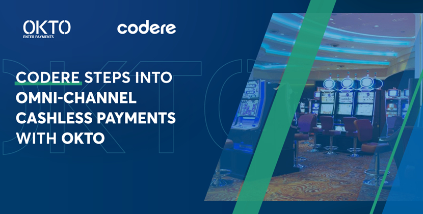 Codere steps into omni-channel cashless payments with OKTO