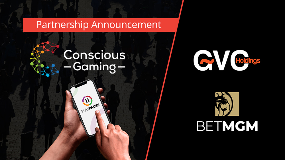 GVC and BetMGM partner with Conscious Gaming for multi-state responsible gaming via PlayPause
