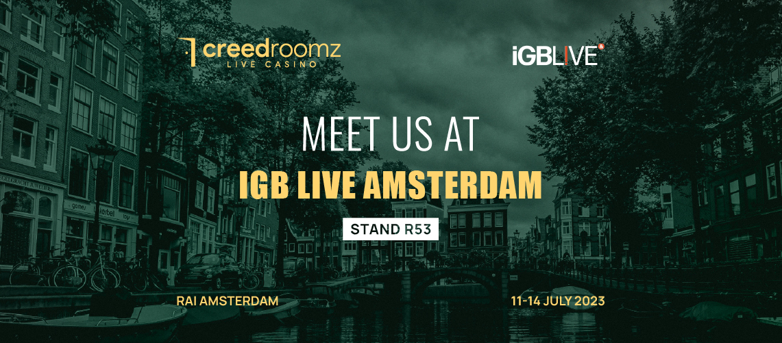 CreedRoomz to attend iGB Live