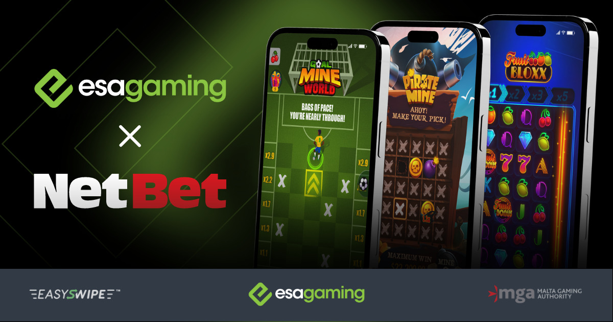 ESA Gaming expands European presence with NetBet