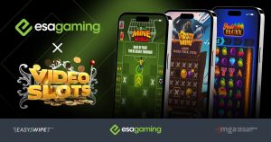 esa gaming videoslots ESA Gaming unleashes full EasySwipe portfolio on Videoslots offering