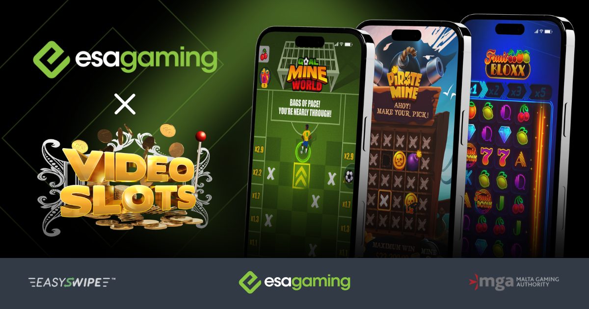 ESA Gaming unleashes full EasySwipe portfolio on Videoslots offering