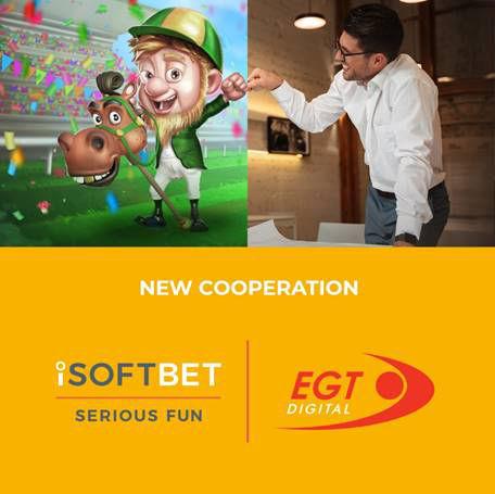 iSoftBet confirms content partnership with EGT Digital