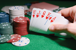 dollarphotoclub 69785206 Flush ends AC poker tournament